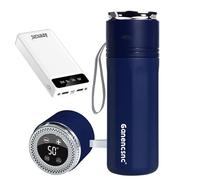 Electric Insulin Cooler Travel Case TSA Approved,USB Type-C Smart Cooling, 20000mAh Power Bank,Large Capacity Medication Cooler for Travel,Medical Cooler for Insulin(Blue,with 20000mAh Power Bank)