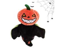 Electric Interactive Cat Toy - Halloween Ghost Doll with batting wings and sound, touch activated scratch resistant, exercise supply for cat for training small