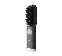 Electric Ionic Detangler - Cordless Quick Preheat Tool | Mini Ceramic Straightener Brush for Thick and Fine Texture, Battery Operated Glide, Salon Quality Finish, Hair Accessories