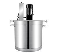 Electric Jam Mixer, 20l,25l,40lautomatic Pot Stirrer Mixer, Stainless Steel Automatic Mixer Machine With 4-Blade Mixing Scraper, For Soup Chili Sauce Beverage Jam Porridge(25L)