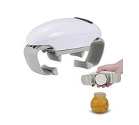 Electric Jar Opener Automatic One Twist Can Grip Hands Bottle Opening Tool Kitchen Gadget Tools for Easy Hands- Operation Perfect Arthritis Chefs and Daily Use