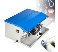 Electric Jewelry Buffer Polisher - 0-8000 RPM Gold and Silver Polishing Machine with 200W Motor and Dust Collector for Table Top Buffing