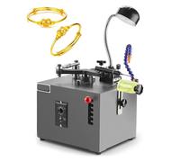 Electric Jewelry Polishing Machine - Professional Polishing Tool with Water Cooling System, LED Light, and Five-Level Pressure Adjustment for Gold and Silver Jewelry