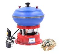 Electric Jewelry Polishing Machine Tailored for Gold Silver Chains Grinding, Standalone Lapidary Rock Polisher Unit and High Frequency Vibrating Tumbler System