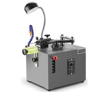 Electric Jewelry Polishing Machine, Variable Speed Buffing Grinder with LED Light and Water Pipe for Gold and Silver Bracelet Processing