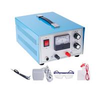 Electric Jewelry Spot Welder,Portable Jewelry Spot Welding Machine with Foot Switch & Stand,Adjustable Pulse Sparking Spot Welder Equipment,for Welding of Ring Mouth(80A)