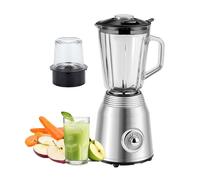 Electric Juicer Countertop Blenders, 800W Fruit Vegetables Juice Extractor, Grind With1.5l/50oz Glass Jar, for Puree, Ice Frozen Fruit Crushing, Nuts Butter, Shakes and Smoothies