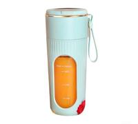 Electric Juicer Cup Portable Wireless Charging Small Household Fruit Vegetable Separator For Smoothies And Shakes White Color(HL02 Green)