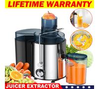 Geepas 100W Citrus Juicer Electric Orange Juicer | Professional Brushed Stainless Steel Fruit Juicer | Squeezes Oranges Lemons Lime Juices | Freshly Pressed Fruit Juices in Seconds - 2 Year Warranty
