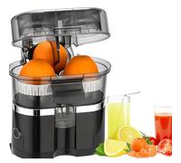 Electric Juicer Machine, 100W Twin Citrus Juice Maker with 18000 RPM Motor, Dishwasher-Safe Parts for Orange, Lemon, Grapefruit