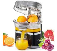 Electric Juicer Machine 500ml, 100W High-Speed Motor 18000 RPM for Whole Fruit & Citrus - Easy to Clean, Dishwasher-Safe Parts, Compact Twin Gear Juice Extractor