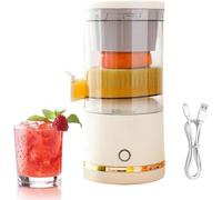 Electric Juicer Machine, 600Ml Rechargeable Portable Juice Extractor for Fruits, Veggies, Citrus and Lemons