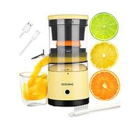 Electric Juicer Rechargeable - Citrus Juicer Machines with USB and Cleaning Brush Portable Juicer for Orange, Lemon, Grapefruit