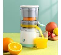 Electric Juicer Rechargeable,Portable Kitchen Gadget for making Orange Juice,Squeezing Oranges,Lemons,Kiwi Fruit,Grapefruits,and Citrus Juices.Comes with USB charging and a Cleaning Brush(Green)