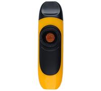 Electric Kazoo with Pickup, ABS Resin Professional Kazoo Wind Instrument with 5 Membranes and Lanyard, Music Instrument for Kids Adults Music Lovers (Lemon Yellow)