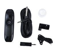Electric Kazoo with Pickup, Metal Kazoo Replaceable Cable and Jack for Adults Recording Performance Music Instrument 4.3in (Black)
