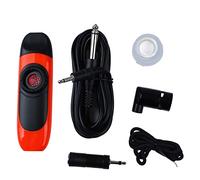 Electric Kazoo with Pickup, Metal Kazoo Replaceable Cable and Jack for Adults Recording Performance Music Instrument 4.3in (Orange)