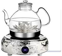 Electric Kettle 1.2l Glass Quick Heating Kettle Auto-Off Anti-Dry Boil Protection Hot Water Dispensers in Home Kitchen Water On The Bottom (A) ambition