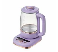 Electric kettle, 1.5L Function Care Pot Multi-Function Kettle Home Tea Machine Anti-Paste Bottom Stainless Steel with Adjustable Temperature(Green)