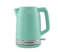 Electric Kettle,1.7 L, Ella Collection by Hamilton Beach, Matte Mint, HBK3045MM