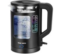 Electric Kettle, 1.7L, 3000W Fast Boil Quiet Glass Kettle with Keep Warm Function, Blue LED, Auto Shut-Off and Boil-Dry Protection, Mesh Filter, BPA-Free, Black