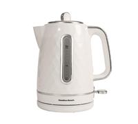 Electric Kettle, 1.7L, Diamond Collection by Hamilton Beach, White, HBK8359W
