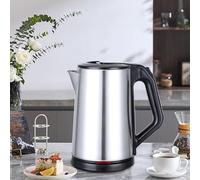 Electric Kettle, 1500W | Boil Dry Protection and Automatic Closure | 2L Quick Bubble Kettle for Hot Water Tea or Coffee | Swivel LootSilver,One Size