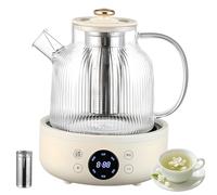 Electric Kettle 2L 500W - Multifunctional Health Teapot with 6 Functions, 12H Smart Reservation, LED Touch Screen, Split Hot Water Dispenser for Home Office