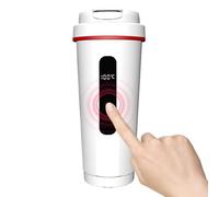 Electric Kettle - 316 Stainless Steel Heating Bottle | Car Thermostatic Instant Heater Cup for Water Coffee Tea Milk Travel Picnic Kitchen Boat Truck SUV Dorm Airplane Car RV 12V/24V Universall