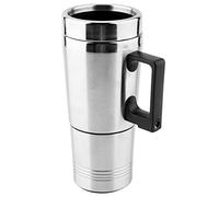 Electric Kettle, 350ML + 150ML Stainless Steel Portable 12V Car Water Heating Kettle for Coffee Teafor travel kettle car heating electric stainless steel 12v fast boil hot water auto kessel thermoska
