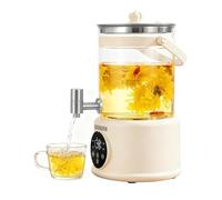 Electric Kettle, 3L Multifunctional Glass Health Pot, 800W Fast Heating, Temperature Control, Retains Heat for Soup, Porridge, Herbal Tea