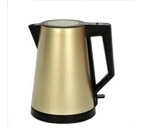 Electric Kettle Cordless Tea Kettle,Fast Boil,Auto Shut Off and Boil Dry Protection Tech Power Off Large Capacity 1000W Anti-scalding Insulation Integrated Stainless Steel 1.2L (color : Gold) lofty