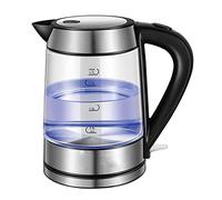 Electric Kettle, Eco Glass, 1.7L Cordless Water Kettle with Fast Boil, Auto Shut-Off, and LED Illumination, Elegant Design for Tea and Water