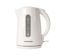 Electric Kettle, Essentials Collection by Hamilton Beach, Rapid Boil, White