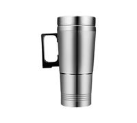 Electric Kettle for Car 12V 24V Leakproof Stainless Steel Liner Coffee Cup | Car Heated Water Bottle for Tractor Truck ATV Vehicle Trailer RV Sedan Road Trip