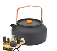 Electric Kettle for on the | Kettle Tea Kettle - 1.6 L Camping Kettle, Backpack Kettle Stainless Steel, Portable Campfire Kettle for Outdoor Hiking, Picnic