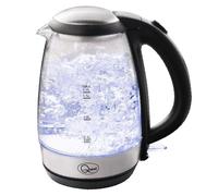 Electric Kettle Glass Cordless Jug LED Light Boil Dry Protection Fast Boil 1.7L