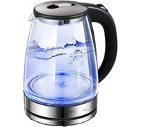 Electric Kettle Glass Temperature Control Tea Kettle with Keep Warm Function,1500W Fast Boil Kettle Electric, Led Illuminating Light Cordless Kettle1.7L, Auto Shut-Off,Bpa-Free