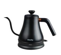 Electric Kettle Gooseneck Water Kettle Stainless Steel Tea Kettle Water Boiler Fast Heating, Auto Shut Off, 27 Ounce, 1000W, Matte Black
