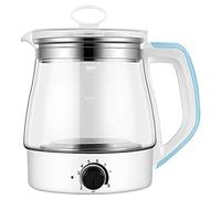 Electric Kettle Multifunctional Glass for Boiling Water Integrated Cooking Pot with Automatic Shutdown and Anti Dry Protection Function Suitable/Blue elegant Warm as ever