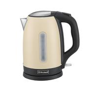 Belaco Electric Kettle, Stainless Steel Housing 1.7L Fast Boil Cordless 360° Rotation Removable Water Filter 1800-2200W Auto Shut-Off & Boil-Dry Protection Cream
