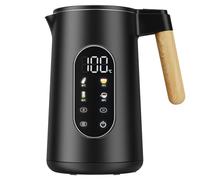 Electric Kettles 1.7L 40°C~100°C 13 Temperature Control Kettle LED Digital Touch Display with Keep Warm Function, 2200w 304 Stainless Steel Fast Boil Black Kettle, Dry Protection BPA Free Smart kettle