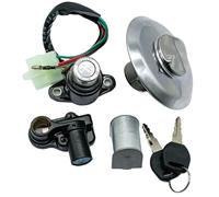 Electric Key Ignition Compatible With CBT125 For CB125T Motorcycle Ignition Switch Set Ignition Starter Switch Lock Key Set Ignition Lock Barrel Starter Switch
