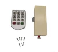 Electric Keypad Cabinet Lock, Digital Password Door Lock with Dual Code for access, Zinc Alloy Smart Locker for Gym Golf Bathroom(Alloy B)