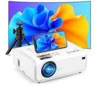 [Electric Keystone 6D/4P] Projector 4K, 5G WiFi Bluetooth Projector 26000L, VOPLLS Native 1080P Projectors with PPT, Zoom, Outdoor Projectors for TV Stick/iOS/Android