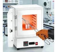 Electric Kiln for Pottery - 2000W Hi-Temp Melting Furnace for Jewelry Making, Wax Casting, Clay, Ceramic DIY, and Glass - Max Temp 1150℃