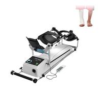 Electric Knee Rehabilitation Trainer, Adjustable Leg Stretcher Exerciser with LCD Display, Stepless Speed Regulation and -5~120° Training Angle, Data Visualization