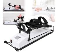 Electric Knee Rehabilitation Trainer,Knee Bending Machine for After Surgery,CPM Machine,Knees Replacement Recovery Aids,Exercise Physiotherapy,0-120° Adjustable,for Joint Stiffness (White, L)