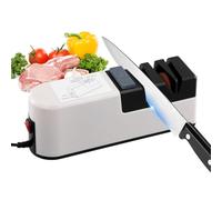 Electric Knife Sharpener, 5-in-1 Knife Sharpening System with Coarse Fine Scissors Sharpening & Sharpening Stone for Efficient Sharpening and Repair, Diamond Wheel Sharpener for Most Kitchen Knives