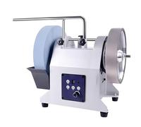 Electric Knife Sharpener - Double Grinding Wheel, Water-Cooled Low-Speed Polishing Machine for Household Use, Two-Way Dry/Wet Sharpener